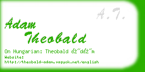 adam theobald business card